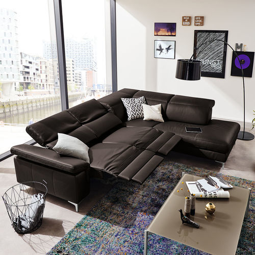 Divano modulare - MR 4930 - Musterring - d'angolo / contemporaneo / in pelle