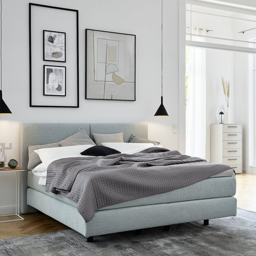 Letto matrimoniale - ELIAS - Musterring - contemporaneo / imbottito / con testiera imbottita