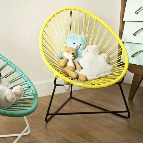 Poltrona contemporanea - Kids Acapulco - BOQA - in lino / in pelle / in PVC