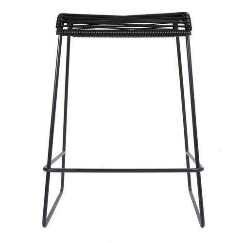 Sgabello contemporaneo - Quintana  - BOQA - in pelle / in lino / in PVC