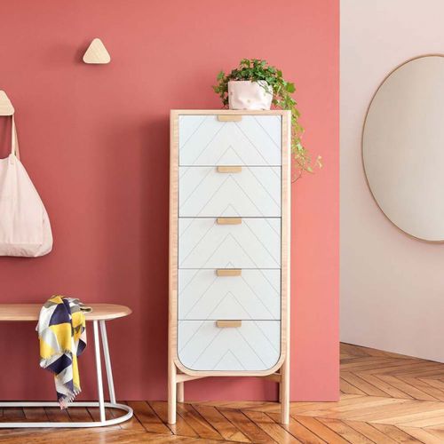Cassettiera contemporanea - MARIUS - Harto - in rovere / impiallacciata in legno / in MDF