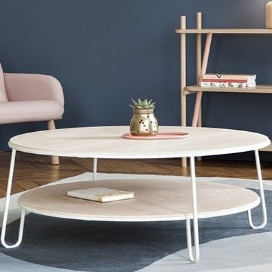 Tavolino basso contemporaneo - EUGENIE - Harto - in rovere / in MDF / in marmo