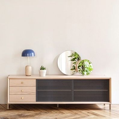 Credenza contemporanea - GABIN  - Harto - in rovere / in noce / impiallacciata in legno
