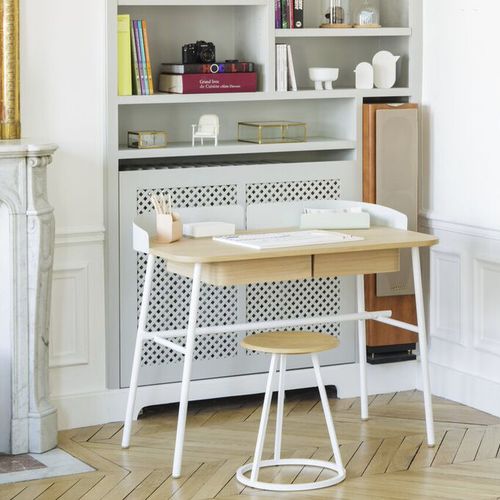 Scrivania contemporanea - VICTOR - Harto - in rovere / in MDF / in metallo