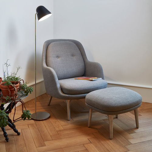 Lampada da terra - TILT S - Nyta - in alluminio / contemporanea / con cavo