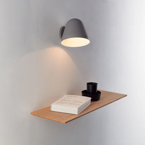 Applique contemporanea - TILT SHORT - Nyta - da interno / in alluminio laccato / conica
