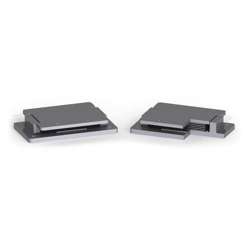Apparecchio d'appoggio strutturale - E-LINK : BF   - Agom Metal Rubber engineering - in elastomero / per carichi orizzontali