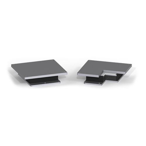Apparecchio d'appoggio strutturale - E-LINK E - Agom Metal Rubber engineering - PTFE / in elastomero