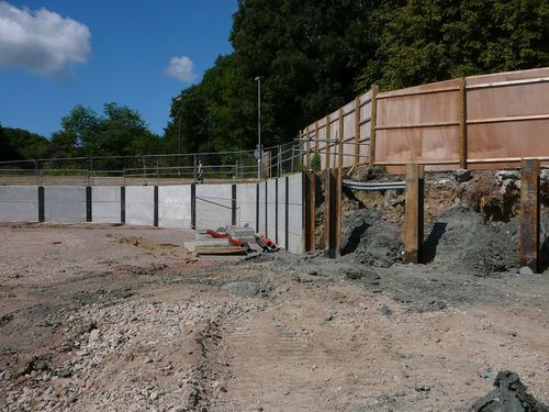 Muro di contenimento in acciaio - Phi Group - in elementi prefabbricati