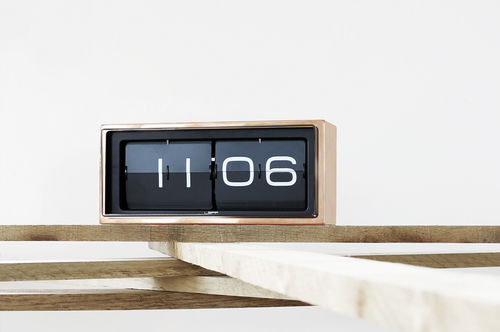 Orologio contemporaneo - BRICK - LEFF amsterdam - da tavolo / analogico / in acciaio inossidabile