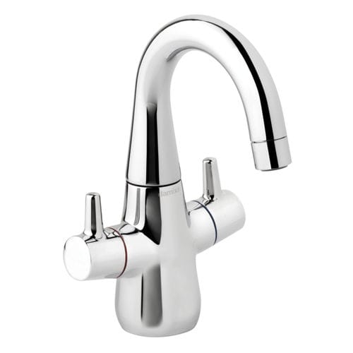 Miscelatore doppio comando per lavabo - 9096700 - Damixa - da appoggio / in metallo cromato / da bagno