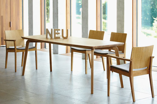 Tavolo contemporaneo - DWELLER - Jankurtzmöbel - in rovere / rettangolare