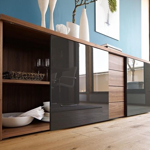 Credenza contemporanea - TIME - NOW! By Hülsta - in legno laccato / in metallo / con cassetti