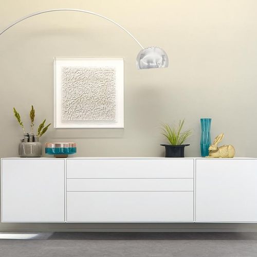 Credenza a muro - EASY - NOW! By Hülsta - contemporanea / in legno laccato / con cassetti