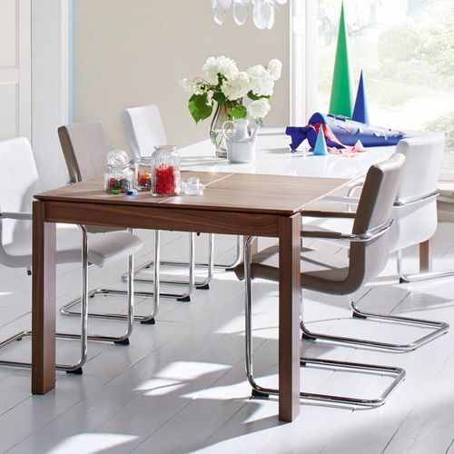 Tavolo da pranzo contemporaneo - ET 20 - NOW! By Hülsta - in legno laccato / con supporto in legno / rettangolare