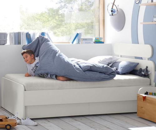 Letto singolo - MINIMO - NOW! By Hülsta - contemporaneo / con base contenitore / per bambini