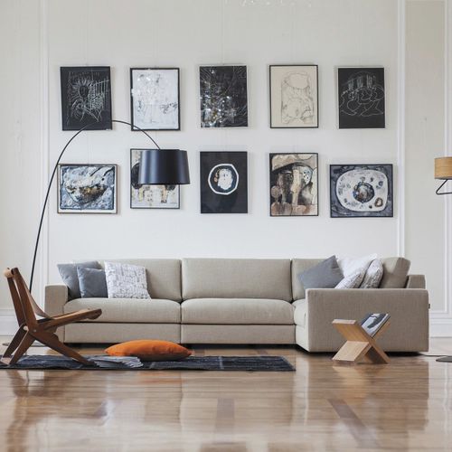 Divano modulare - CLASSIC - prostoria - d'angolo / contemporaneo / in poliestere
