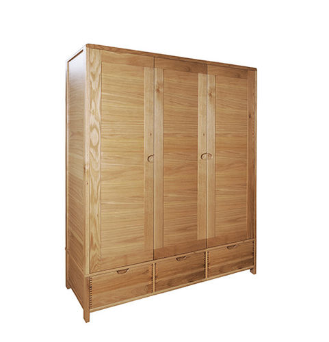 Armadio contemporaneo - BOSCO - ercol - in rovere / con ante battenti / a cassetti