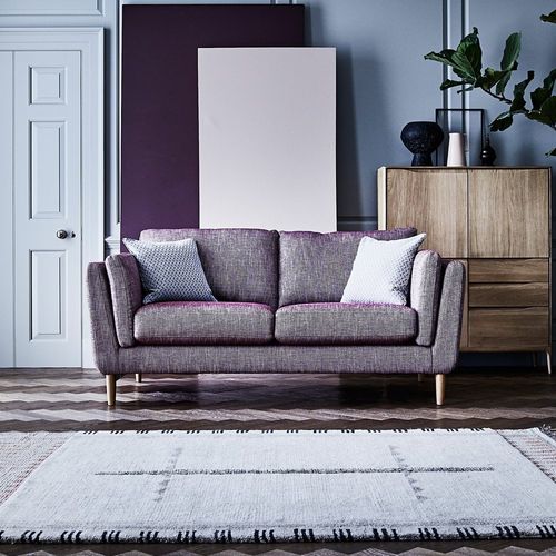 Divano contemporaneo - FAVARA - ercol - in tessuto / con cuscino rimovibile / colore personalizzabile
