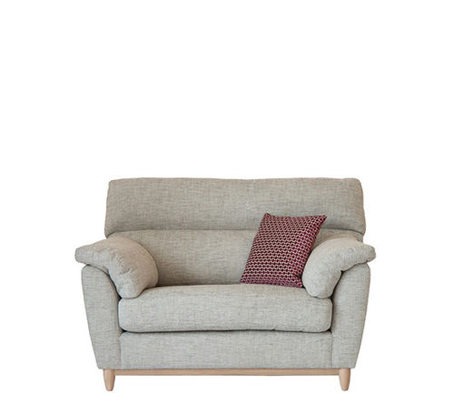 Poltrona contemporanea - ADRANO : SNUGGLER - ercol - in tessuto / in rovere / per cuscini