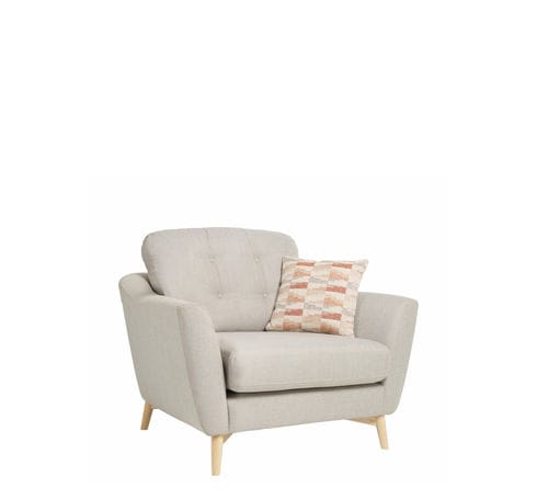 Poltrona contemporanea - GELA - ercol - in tessuto / in frassino / per cuscini