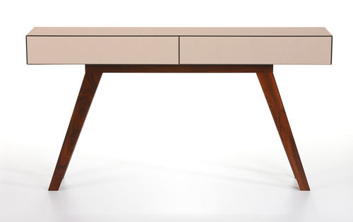 Consolle contemporanea - FEEL - Amu- Inspiration Design - in legno laccato / rettangolare / con cassetti