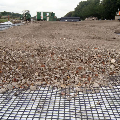 Geogriglia di consolidamento - Basetrac® Duo-C - Huesker - per filtrazione / per fondazione / per pavimento