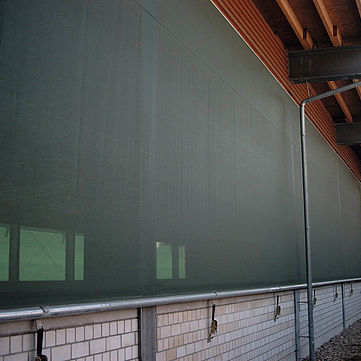 Pannello paravento in paglia - Lubratec®  - Huesker - industriale