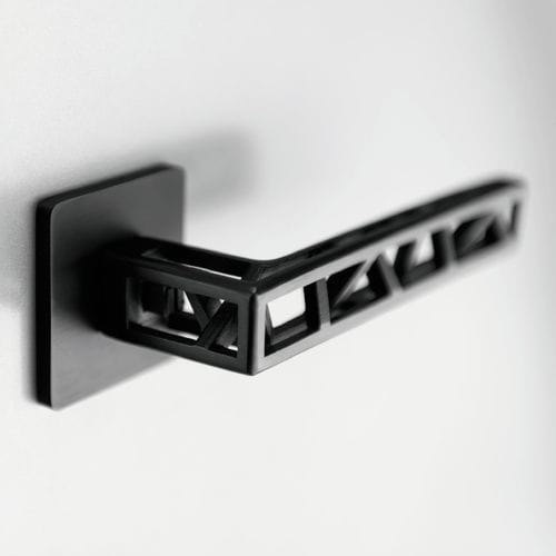 Maniglia per porta - INDUSTRY SQUELETTE - M&T 1997, a.s. - da finestra / in acciaio inossidabile lucido / design originale