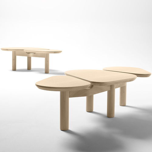 Tavolino basso contemporaneo - Roland - Bosc - in rovere / con supporto in quercia / per uso residenziale