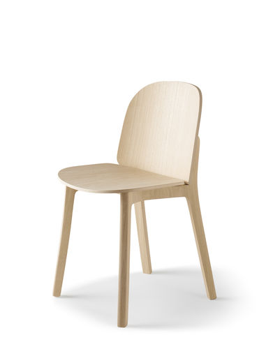 Sedia contemporanea - Lanas - Bosc - da interno / in rovere / con supporto in quercia