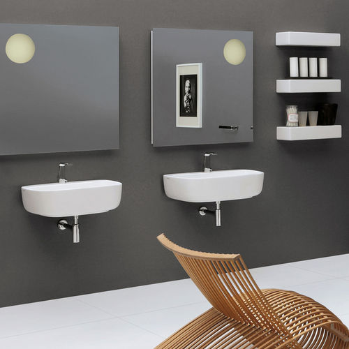 Lavabo sospeso - MONÒ 74 - FLAMINIA - in ceramica / lucido / finitura opaca