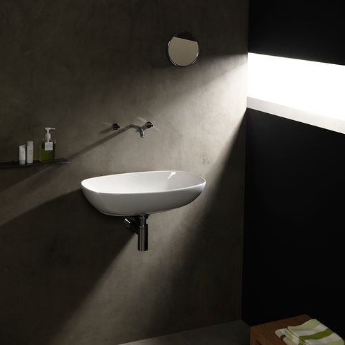 Lavabo sospeso - NUDASLIM 60 - FLAMINIA - in ceramica / lucido / finitura opaca