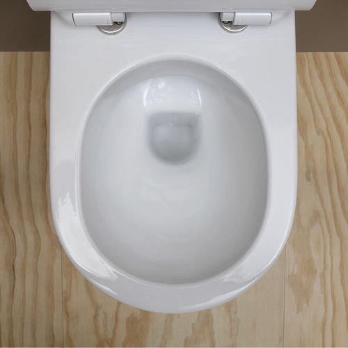 WC sospeso - AP119G - FLAMINIA - in ceramica / per uso residenziale / ovale