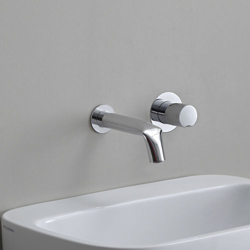 Miscelatore per lavabo - FOLD  - FLAMINIA - da parete / in ottone cromato / da bagno
