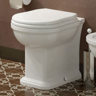 WC da appoggio - EFI PLUS  - FLAMINIA - in ceramica / per uso residenziale / allungato