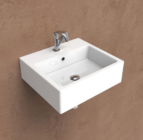 Lavabo sospeso - ACQUALIGHT - FLAMINIA - in ceramica / lucido / finitura opaca