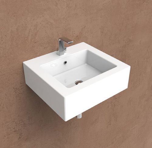 Lavabo sospeso - ACQUAGRANDE 60 - FLAMINIA - in ceramica / lucido / finitura opaca