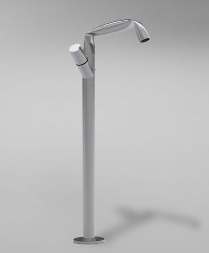 Miscelatore per lavabo - FOLD  - FLAMINIA - a pavimento / in ottone cromato / da bagno