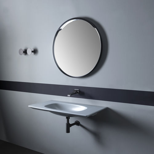 Lavabo sospeso - NUDAFLAT 90 - FLAMINIA - in ceramica / lucido / finitura opaca