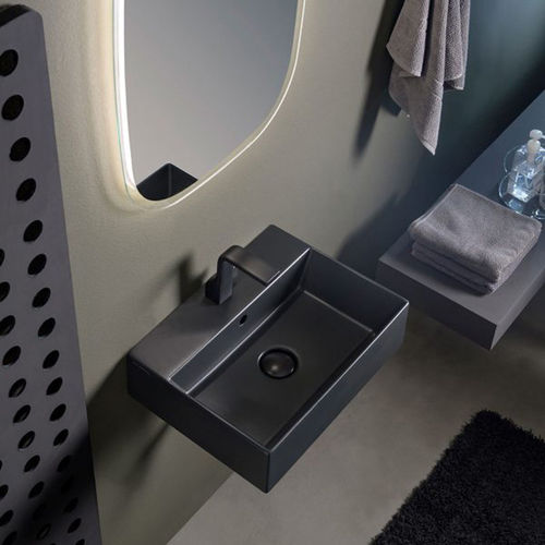 Lavabo sospeso - APPLIGHT 50 - FLAMINIA - in ceramica / lucido / finitura opaca