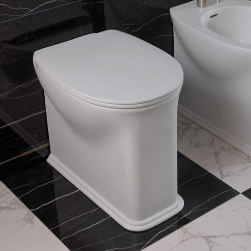 WC da appoggio - MA117G - FLAMINIA - filomuro / in ceramica / per uso residenziale