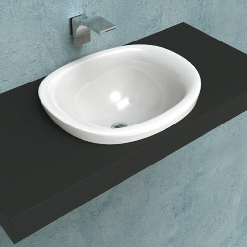 Lavabo da incasso - IO 60 - FLAMINIA - in ceramica / lucido / finitura opaca