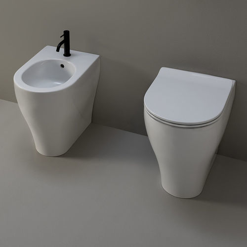 Bidet filomuro - AP214 - FLAMINIA - in ceramica / per disabili