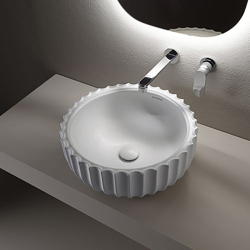 Lavabo da appoggio - SETTECENTO 44 - FLAMINIA - in ceramica / lucido / finitura opaca