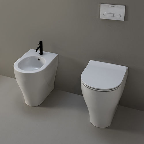 WC filomuro - AP113RSE - FLAMINIA - in ceramica / per bagno pubblico / per uso residenziale