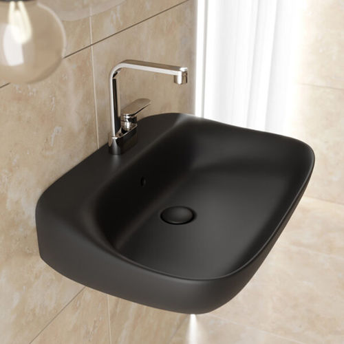 Lavabo sospeso - FU70L - FLAMINIA - rettangolare / 1 foro / senza troppopieno