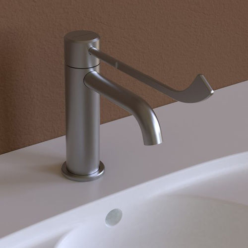 Miscelatore per lavabo - ST3050DACC - FLAMINIA - da appoggio / in acciaio inossidabile / in acciaio inossidabile spazzolato