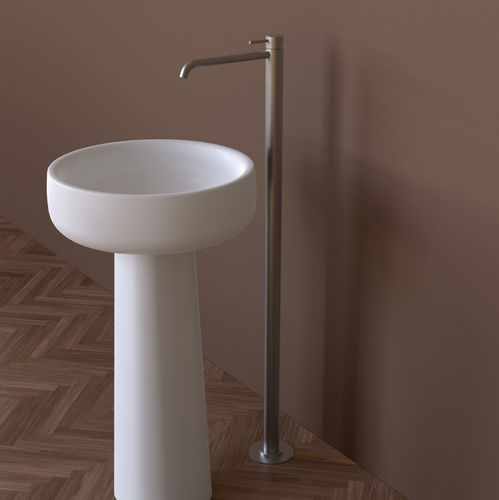Miscelatore per lavabo - ST3052ACC - FLAMINIA - ad isola / in acciaio inossidabile / in acciaio inossidabile spazzolato