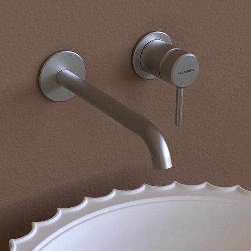 Miscelatore per lavabo - ST3059ACC - FLAMINIA - da parete / da incasso / in acciaio inossidabile
